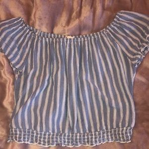 off the shoulder hollister top